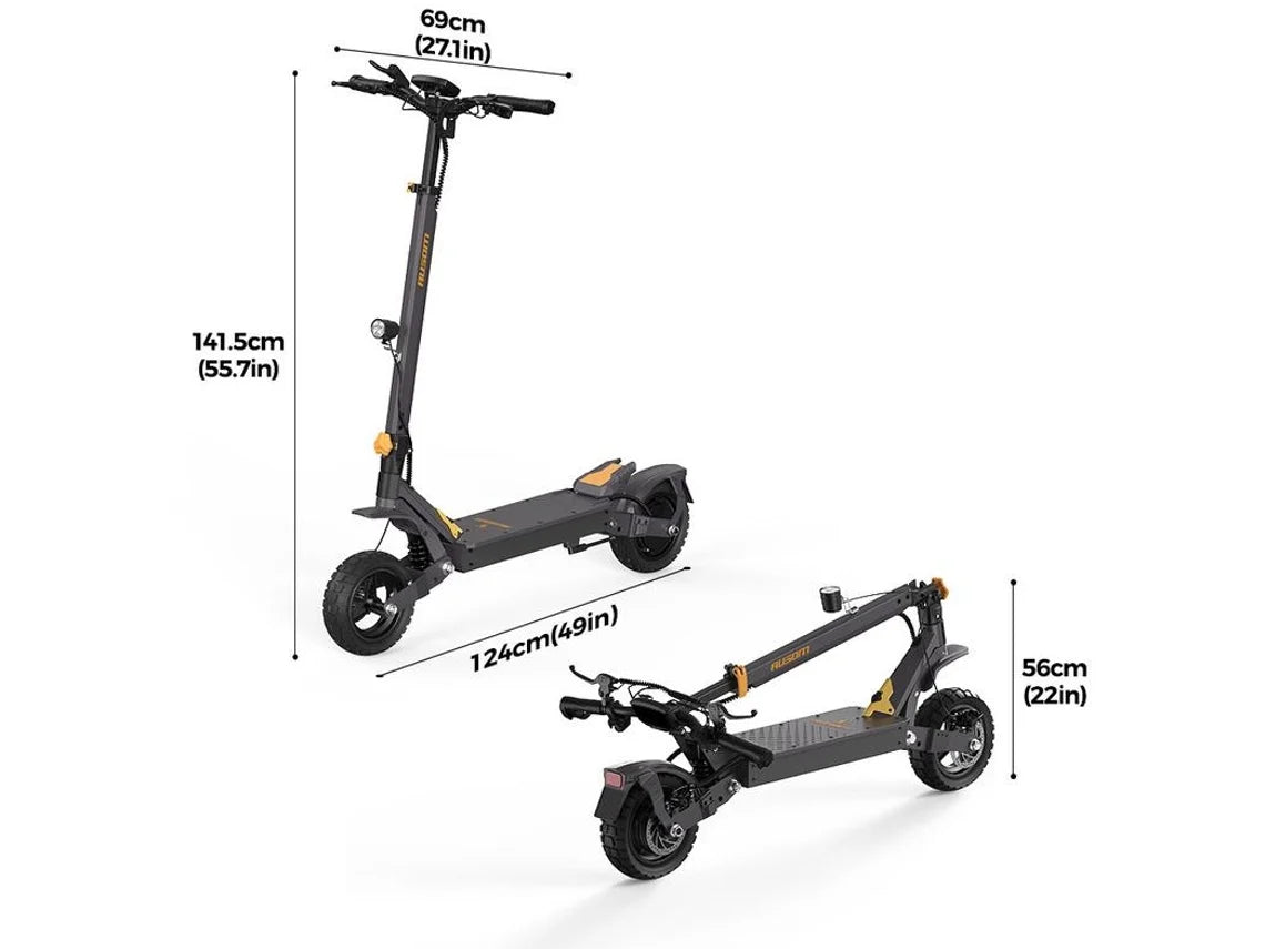 Monopatín Eléctrico AUSOM L1 800W Recargable Plegable